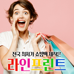 쇼핑백제작 라인프린트
